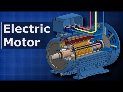 Como funcionam os motores elétricos - motores de indução CA trifásicos