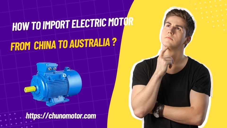 electric motor from China to Australia